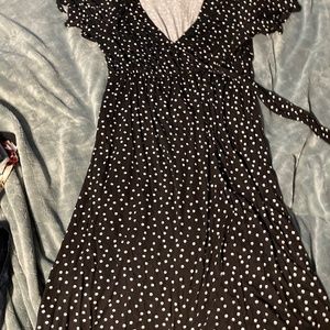 HIGH LOW MATERNITY DRESS